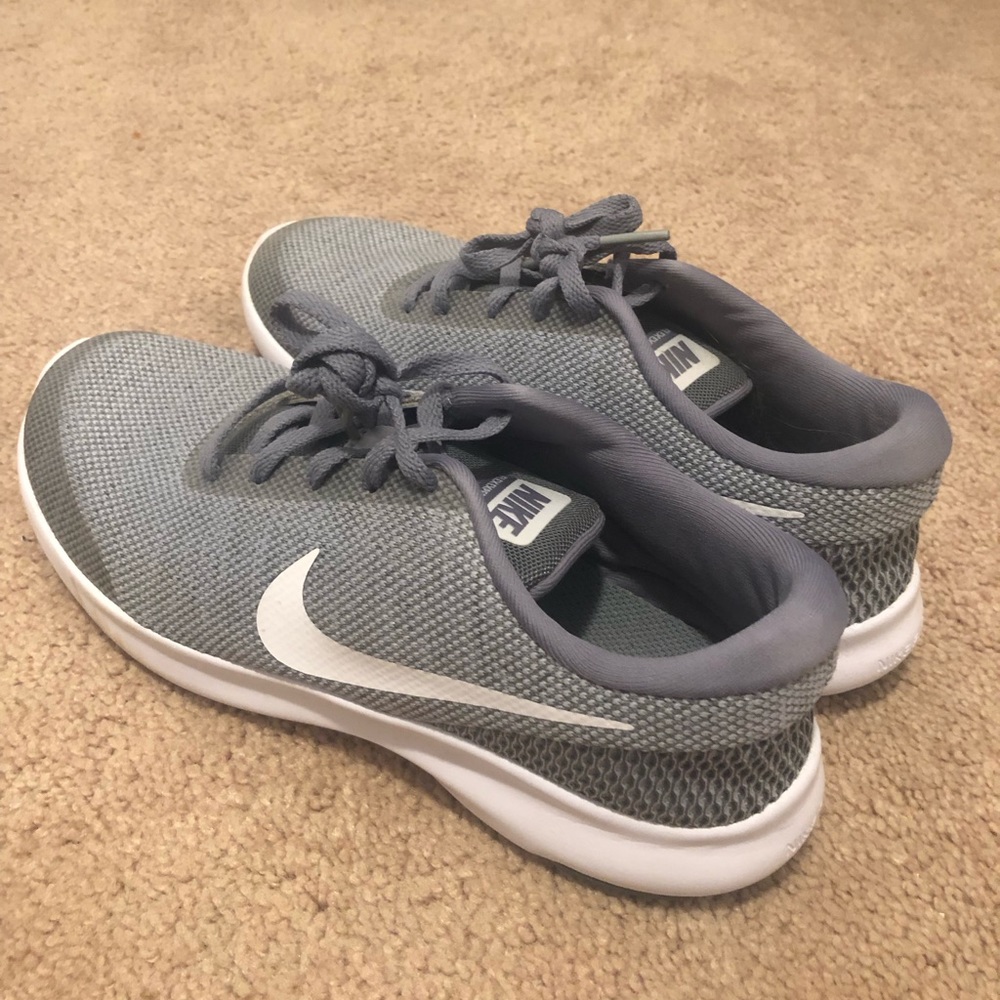 Grey Nikes size 8 - hardly ever worn! size 8